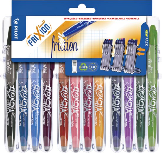 Pilot FriXion Ball Blauw, Roze - Image 1