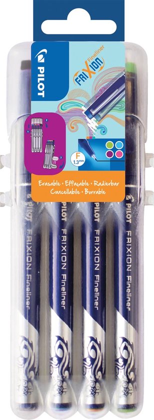 Pilot FriXion Fineliner stuks set - Set met uitwisbare fineliner stift met 0,45 - Image 9