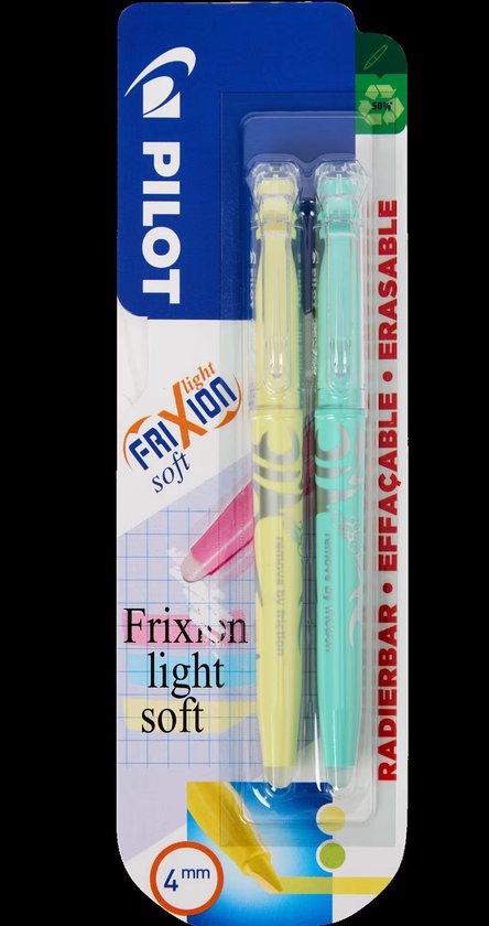Highlighter pilot pen frixion