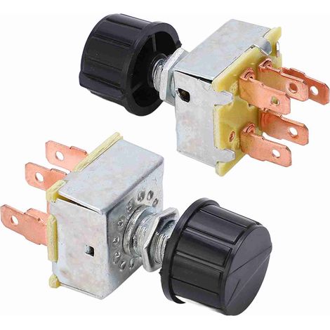 3-stufiger Drehschalter für Fahrzeugklimaanlagen, Material: ABS und Metall, kompatibel mit Freightliner INM2G754A - Image 4
