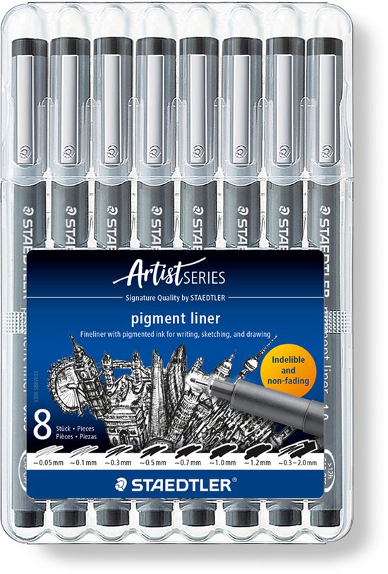 STAEDTLER pigment liner fineliner - box st - Image 1