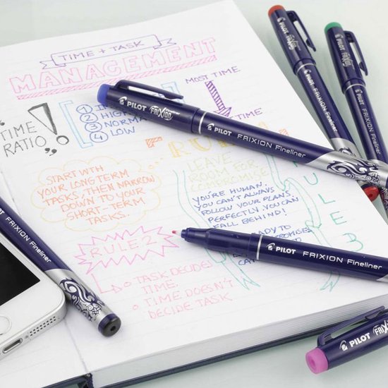 Pilot FriXion - Fineliner - 0.45mm schrijfbreedte - Image 4