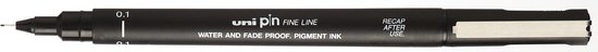 Uni Pin Fine Liner - 0.1mm zwarte schetspen - Image 4