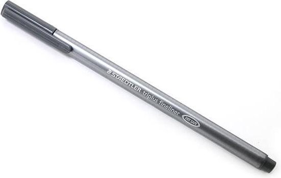 Speelgoed | Creatief / Artwork / Diy - Triplus Fineliner Grijs - Image 1