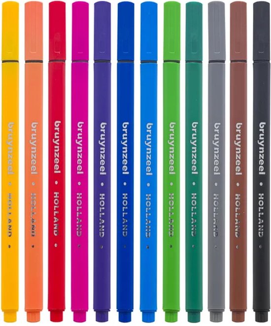 Bruynzeel Fineliners, 12st. - Image 5