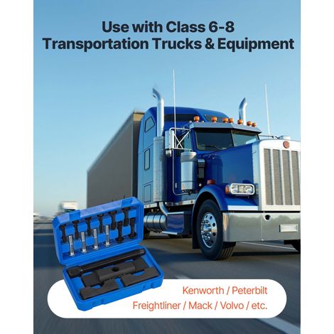 Gabelkopfabzieher für Transportfahrzeuge und Ausrüstung der Klassen 6–8, Werkzeugsatz zum Entfernen des Gabelkopfs für hohe Beanspruchung, kompatibel mit Kenworth Peterbilt Freightliner Mack - Image 2