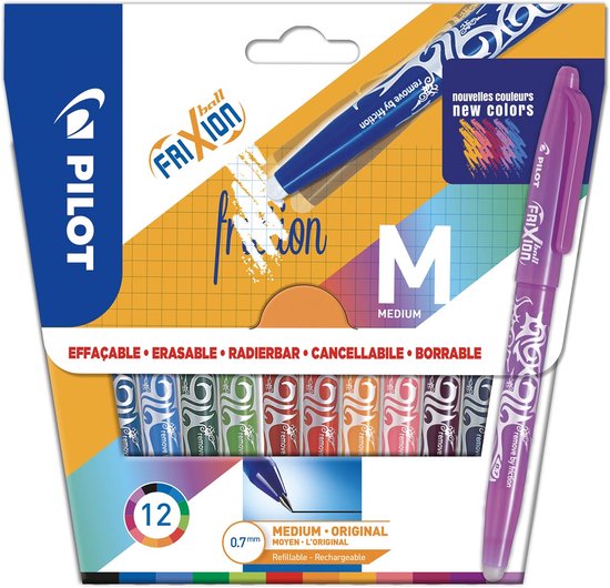 Pilot Frixion - Rollerball pennenset - Uitwisbaar - 12 stuks in karton - Image 2