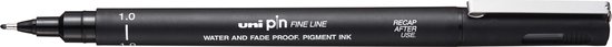 Uni Pin Fineliner Zwart 1,0 mm - Image 1