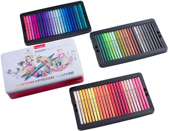 Bruynzeel Creatives Fineliner / Brushpen set kleuren - Image 8