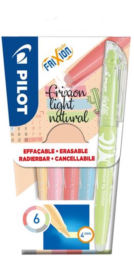 Pilot Frixion - Markeerstiften - doosje van 6 markers - Image 6