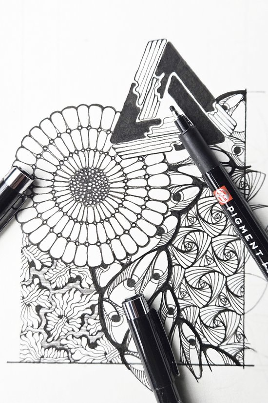 Talens Pigment Fineliner Set Fijn, 3 stuks - Image 4