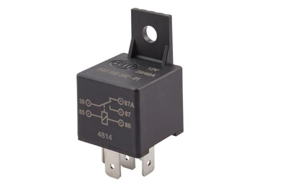 HELLA 4RD 933 332-011 Relay, main current - 12V - 5-pin connector - Changeover Contact - with holder - Image 2