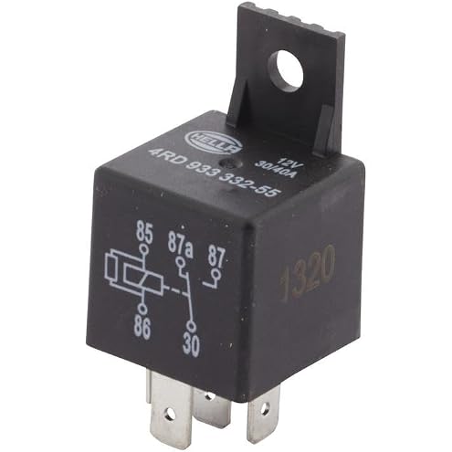 HELLA 4RD 933 332-011 Relay, main current - 12V - 5-pin connector - Changeover Contact - with holder - Image 7