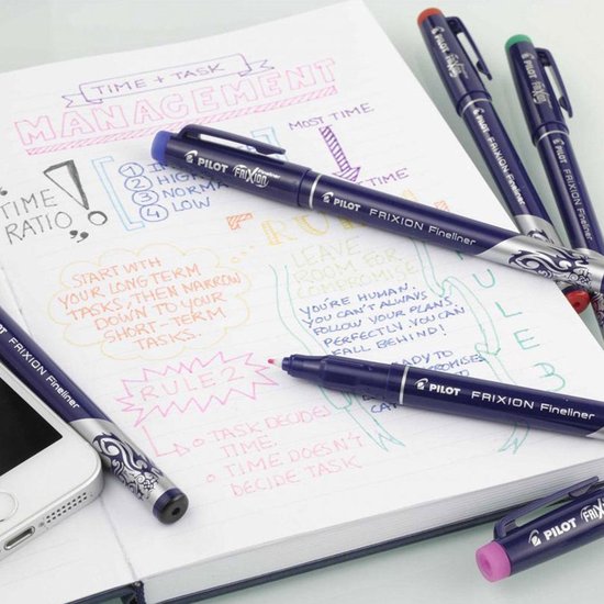 Pilot FriXion - Fineliner - 0.45mm schrijfbreedte - Image 4