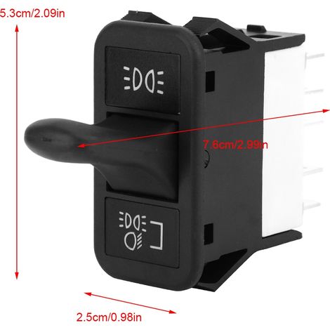 Interrupteur de phare de voiture adapté pour Freightliner Columbia 2001-2011 901-5206 A0630769010 - Image 5