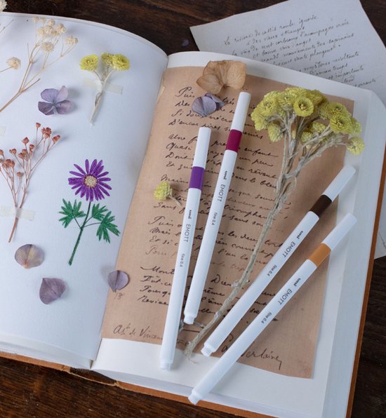 Uni Emott Fineliner Set 5 stuks - Secret Garden - Image 3