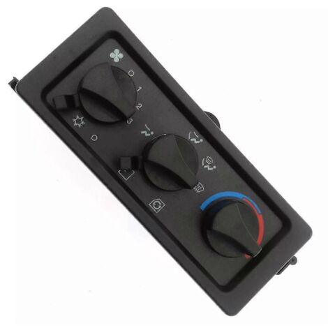 Panneau de commande climatisation/chauffeur N83-322930 pour FREIGHTLINER conduite à gauche - Noir - Image 1