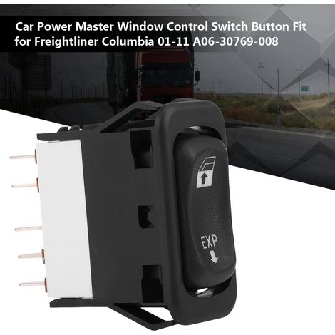 Bouton de commande de lève-vitre électrique pour Freightliner Columbia 2001-2011, pièce A06-30769-008 - Image 5