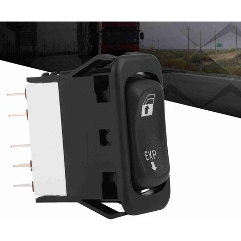 Bouton de commande principal de lève-vitre électrique pour Freightliner Columbia 01-11 A06-30769-008 - Image 3