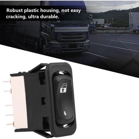 VURAHOME - Bouton de commande principal de lève-vitre électrique pour Freightliner Columbia Century 01-11 A06-30769-027 - Image 5