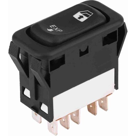 VURAHOME - Bouton de commande principal de lève-vitre électrique pour Freightliner Columbia 01-11 A06-30769-008 - Image 1