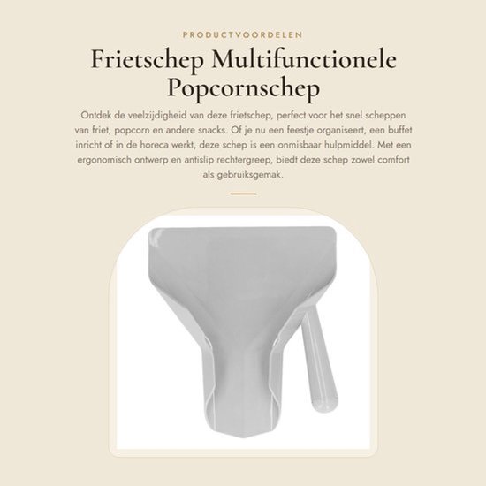 Dailygoods- Frietenschuiver - Ergonomisch Antislip Handvat - Image 12