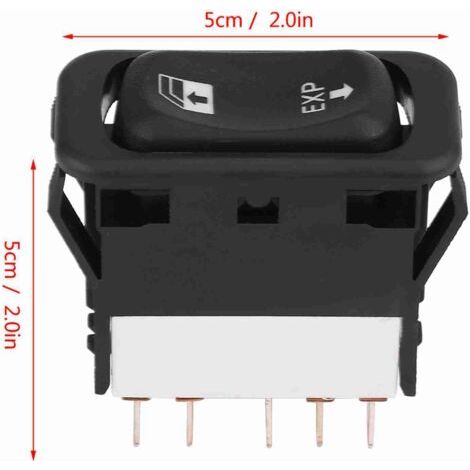 QORVA
-Bouton de commande principal de lève-vitre électrique pour Freightliner Columbia 01-11 A06-30769-008 - Image 2