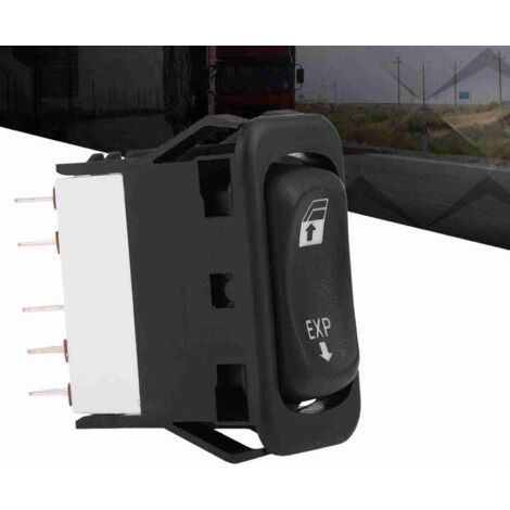 QORVA
-Bouton de commande principal de lève-vitre électrique pour Freightliner Columbia 01-11 A06-30769-008 - Image 3