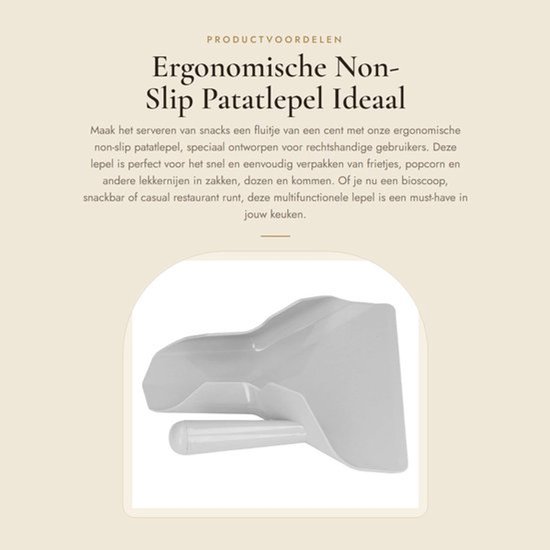 Dailygoods- Frietenschuiver - Ergonomisch Antislip Handvat - Image 13