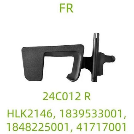 1 paire de poignées de porte intérieures 1841717000 41717001 pour Freightliner Century - Noir - Image 2