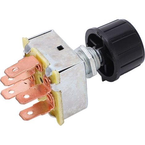 Jeffergarden Interrupteur rotatif à 3 vitesses pour climatiseur de remplacement Freightliner INM2G754A-