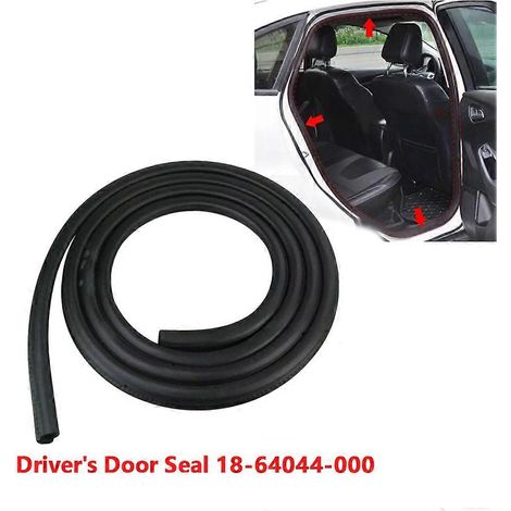 Joint d'étanchéité de porte conducteur 18-64044-000 pour Freightliner, joint d'étanchéité en caoutchouc noir étanche 1864044000 - Image 3