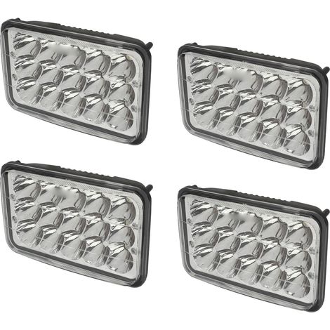 GARRYFIZH 4 pièces phare LED 4x6 pouces avec harnais pour Freightliner FLD120 112 FLD Peterbilt DC12V - Image 2