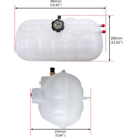 0523045001 Applicable aux réservoirs de liquide de refroidissement des camions Freightliner American 603-5201 - Image 2