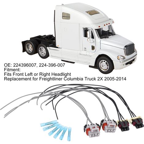 Kit de câblage de clignotant de phare 224396007 Remplacement pour camion Freightliner Columbia 2X 2005-2014 - Image 3