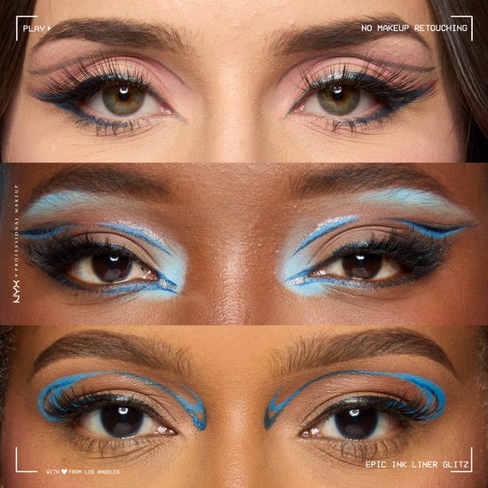 NYX Professional Make Up Epic Ink Liner Glitz Eyeliner - Intense kleur - Glitz - 1 ST - Image 8