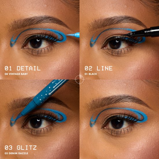 NYX Professional Make Up Epic Ink Liner Glitz Eyeliner - Intense kleur - Glitz - 1 ST - Image 9
