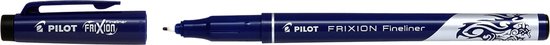 Fineliner pilot frixion sw-ff f zwart | 12 stuks - Image 1