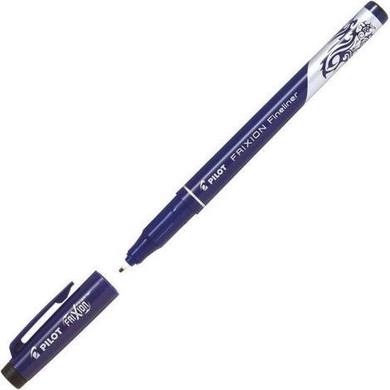 Fineliner pilot frixion sw-ff f zwart | 12 stuks - Image 2