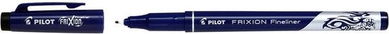 Fineliner pilot frixion sw-ff f zwart | 12 stuks - Image 3
