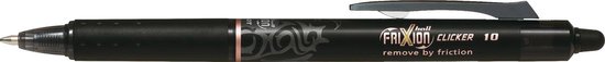 Pilot Zwarte FriXion Ball 1.0mm Clicker Pen – Breed - Image 1