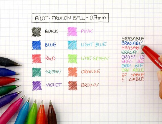 Pilot Zwarte FriXion Ball 1.0mm Clicker Pen – Breed - Image 2