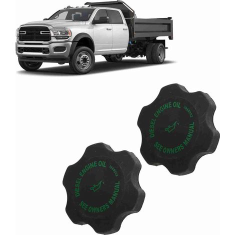 Bouchon de remplissage d'huile en ABS (2 pièces avec joints) 3968283 pour Freightliner MT55 MT45 (2016-2020) - Image 3