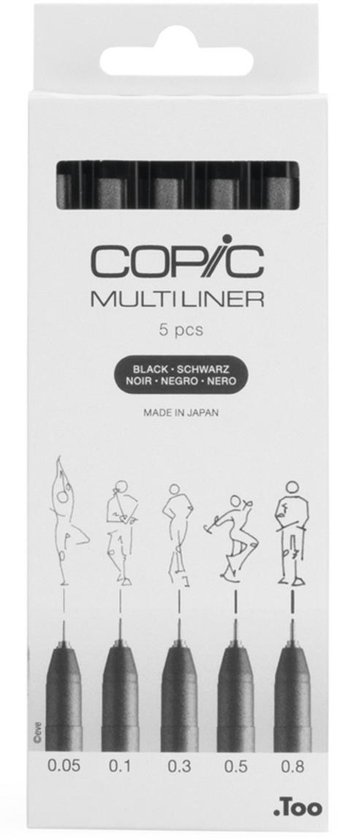 Set of liners Copic Multiliner 5 pcs