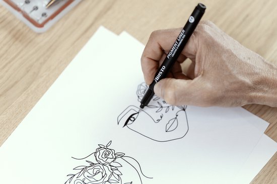 Aristo pigmentliner - zwart - Image 2