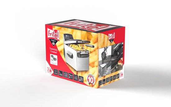 FRITEL Frituurpan - Turbo SF® - Friteuse met - Olie + Vast Vet - liter - 10 jaar Garantie - Image 6