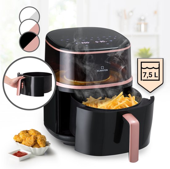 Friteuse à air chaud Air Bloom avec fonction vapeur 1500W 7,5 litres 16 programmes - Image 2