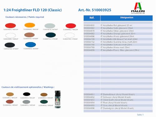 ITALERI Freightliner FLD 120 Spec, I3925, Not specified, 325 mm Length - Image 8