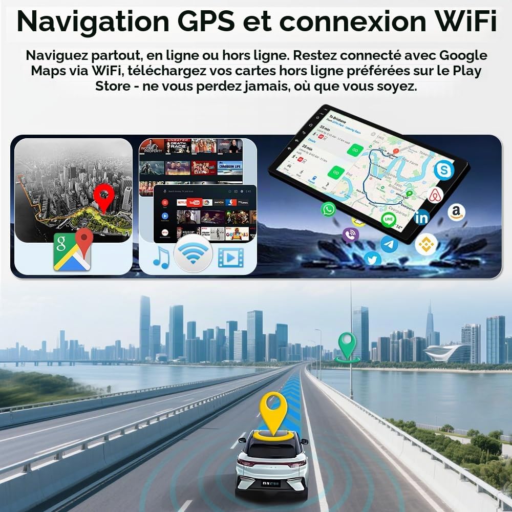 Car Radio for Mercedes Benz Sprinter Freightliner W907 VS30 2019-2023 | Android 15, 4+64GB, 10.1 inches, Android Auto Wireless Carplay, Touch Screen, GPS, Bluetooth 5.4, DSP WiFi 6.0 - Image 4