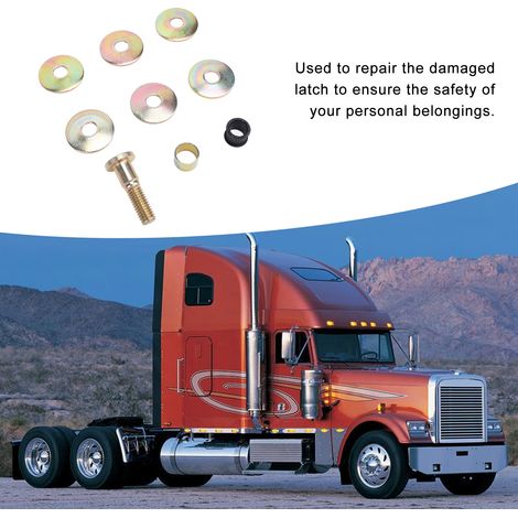 Kit di chiusura per porte da 9 pezzi, maggiore sicurezza, riparazione efficiente, sostituzione A1837204000 per Freightliner - Image 4